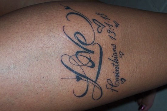 Love Remembrance Tattoo