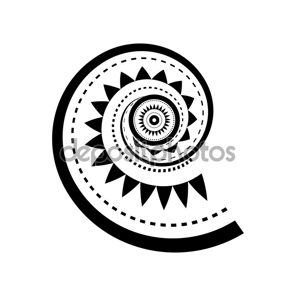 Maori Style Spiral Tattoo Design By Dragoana23