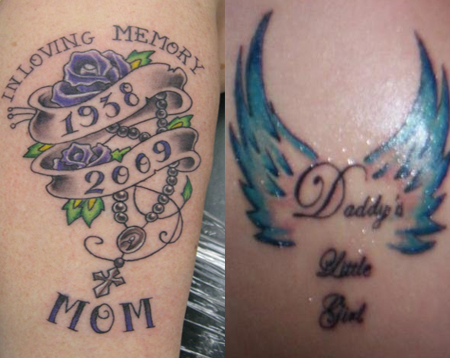 Mom And Dad Remembrance Tattoo