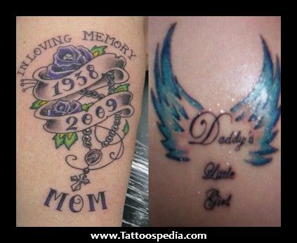 Mom And Dad Remembrance Tattoos