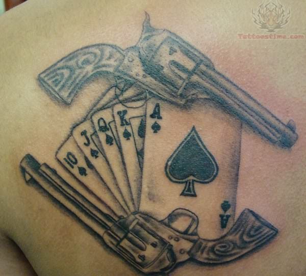Old Gangster Western Tattoo