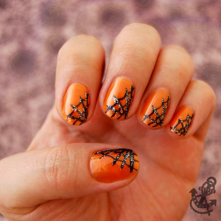 60 Stylish Orange Nail Art Designs