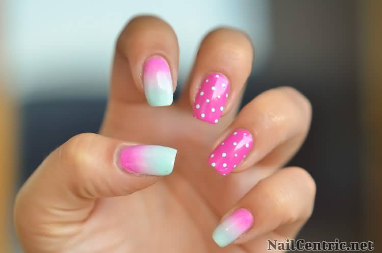 6. Purple and Blue Gradient Nail Art - wide 4