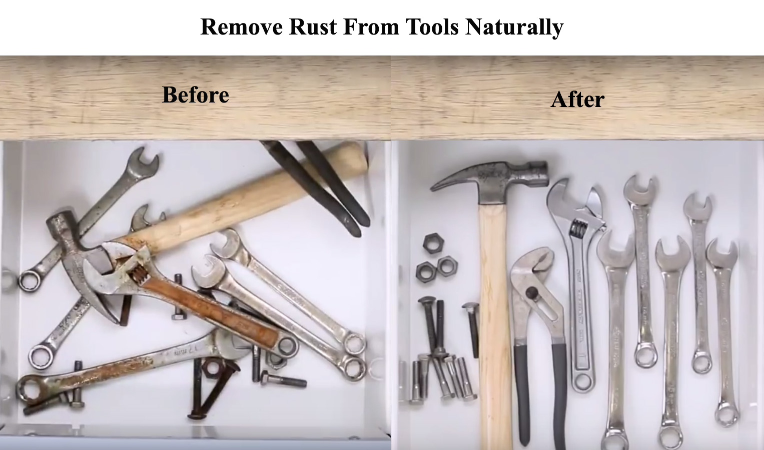 Remove Rust From Metal Naturally