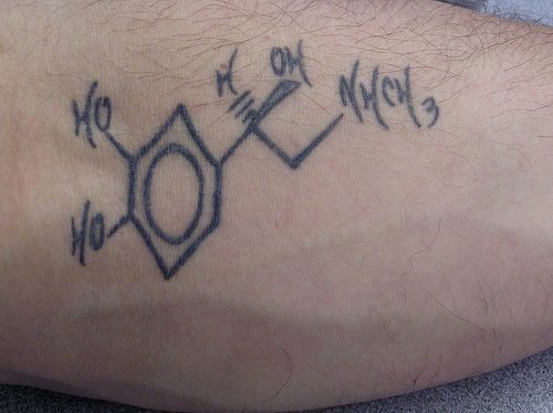 Simple Science Equation Tattoo On Arm