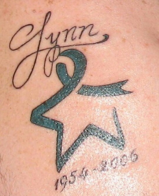 Small Colon Cancer Remembrance Tattoo