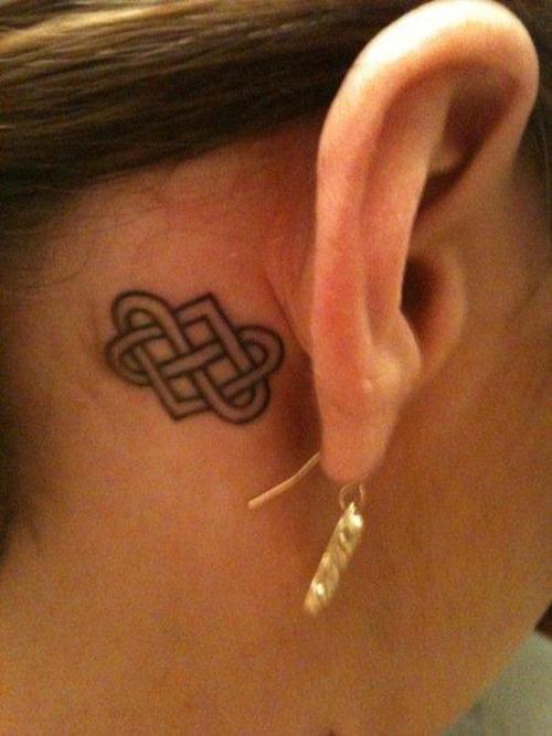 Small Heart Endless Knot For Girls