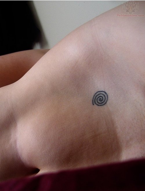 Smallest Spiral Tattoo