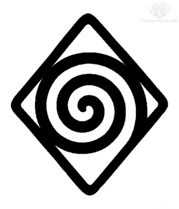 Spiral Symbol Tattoo Design