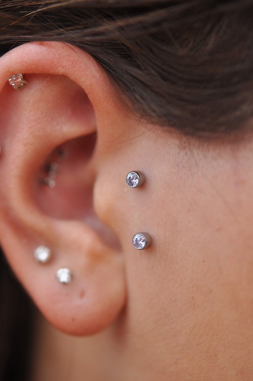 Surface Ear And Surface Tragus Piercings