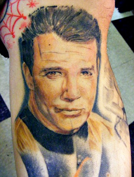 Awesome James T Kirk Star Trek Tattoo
