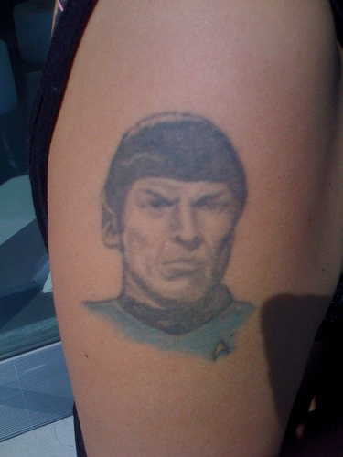 Awful Star Trek Spock Tattoo