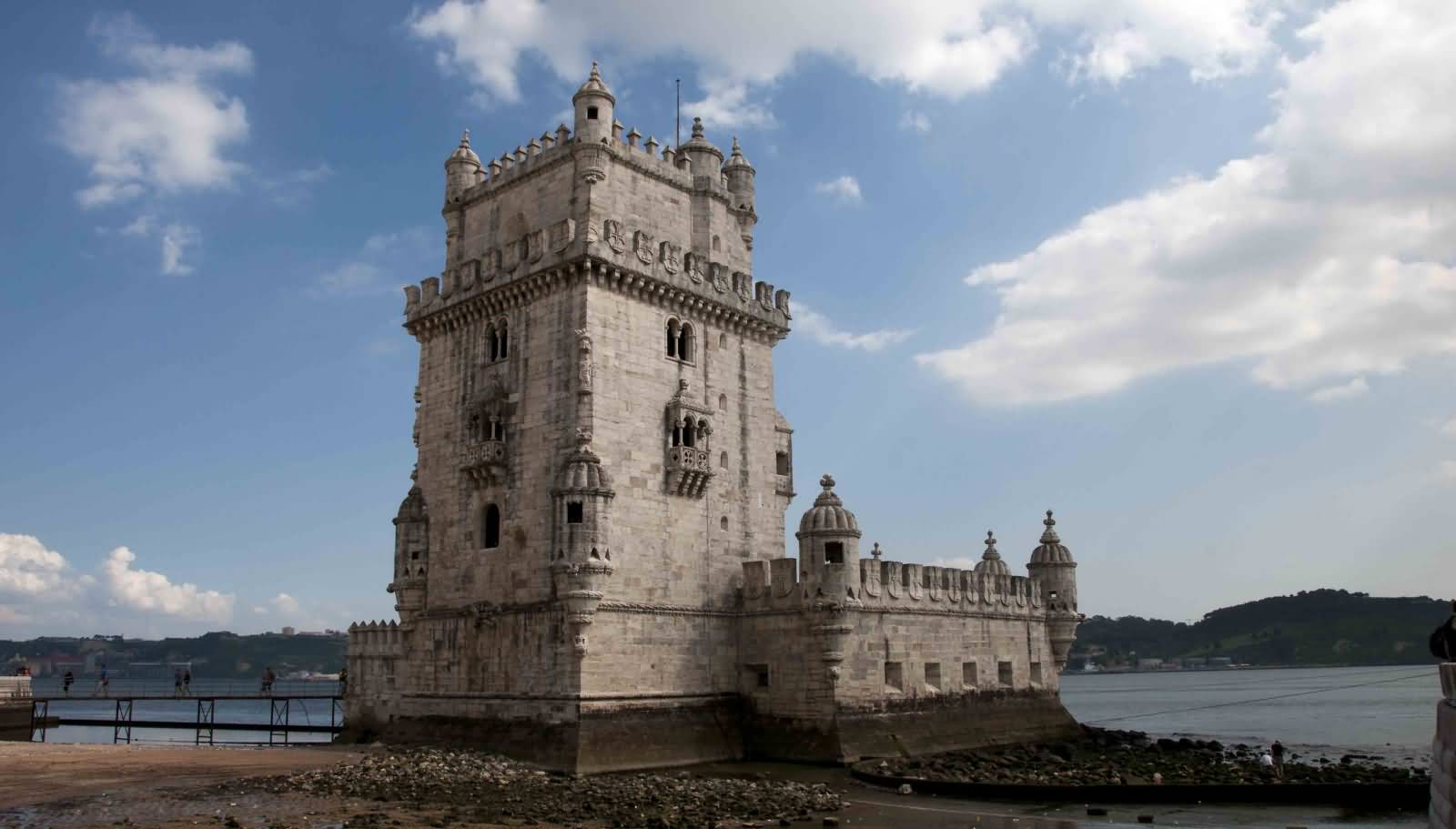 Back View Of The Belem Tower