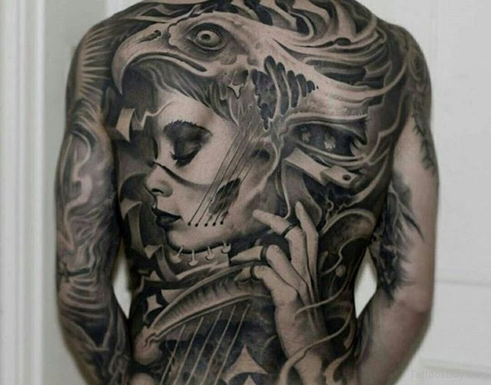Beautiful Grey Ink Latino Tattoo