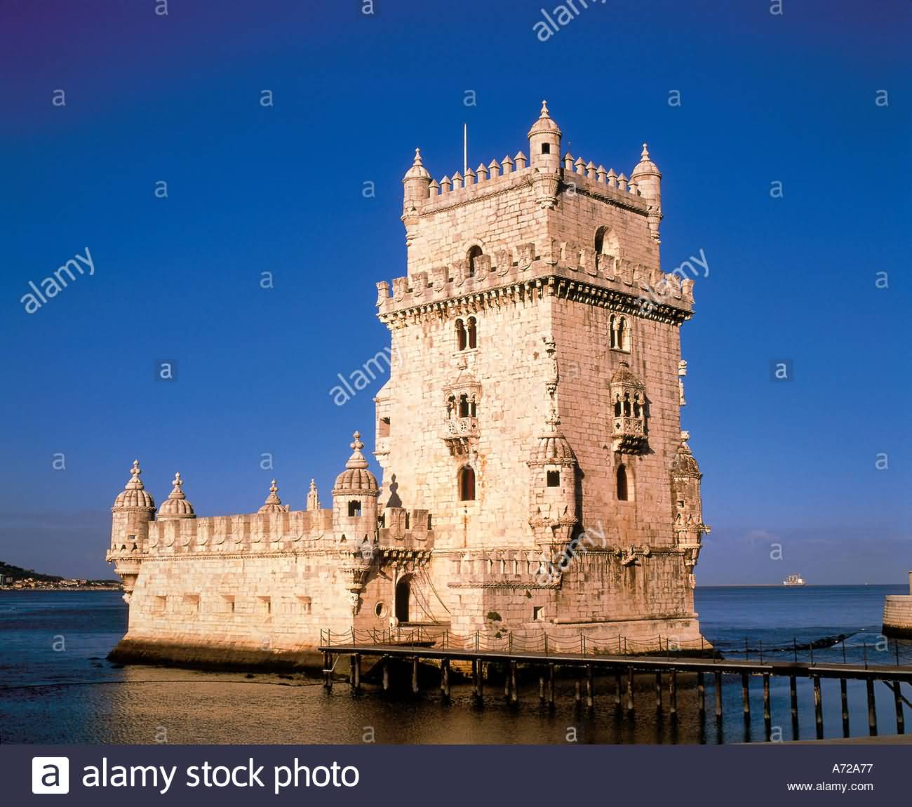Belem Tower On The Tagus River In Lisbon, Portugal