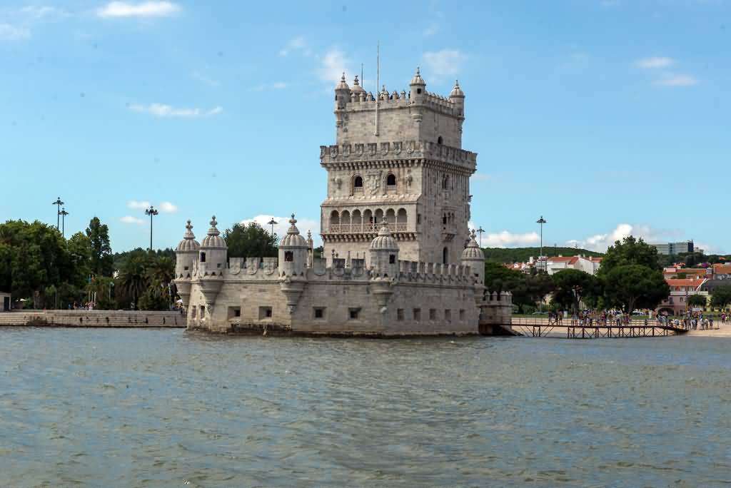 Belem Tower View Across The River