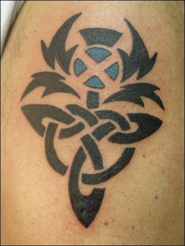 Celtic Scottish Thistle Tattoo