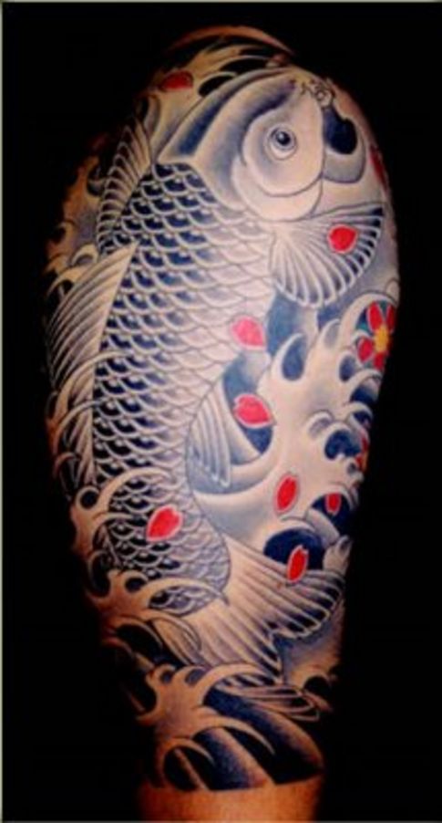 Chris Garver Japanese Fish Tattoo
