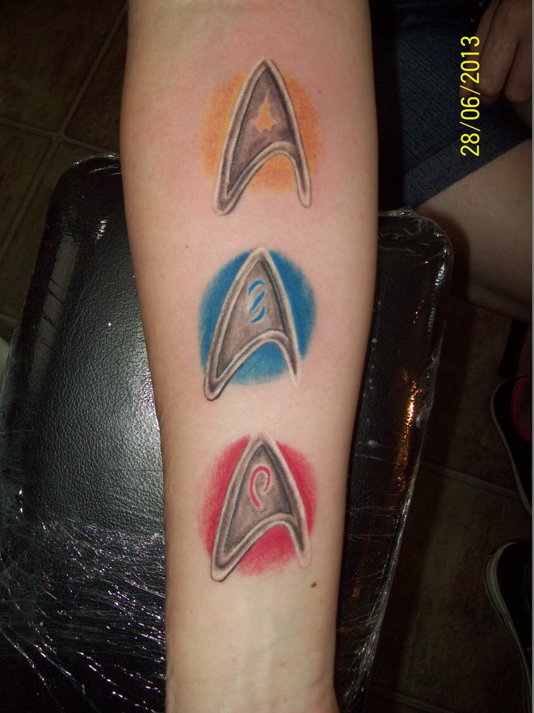 Colorful Star Trek Tattoo By Dannewsome