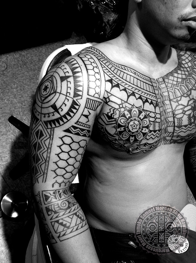 Cool Filipino Tribal Tattoo For Men