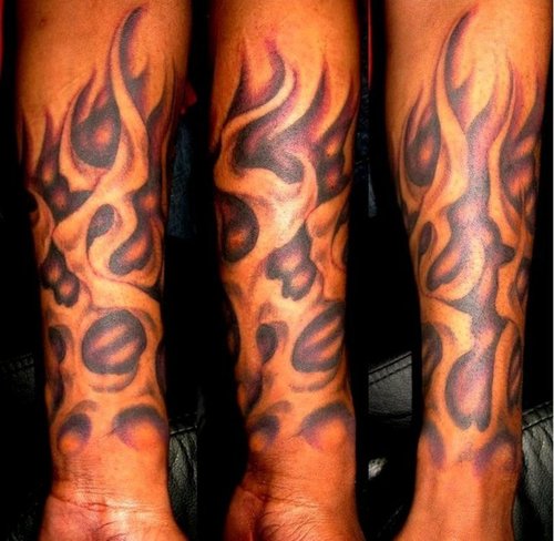 Pin by Pedro Silva Sousa on Tattoos | Flame tattoos, Fire tattoo, Sleeve  tattoos