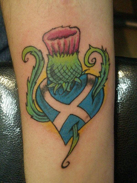 Creative Love Scottish Tattoo