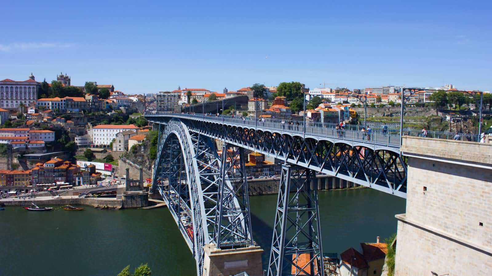 Dom Luis Bridge In Porto