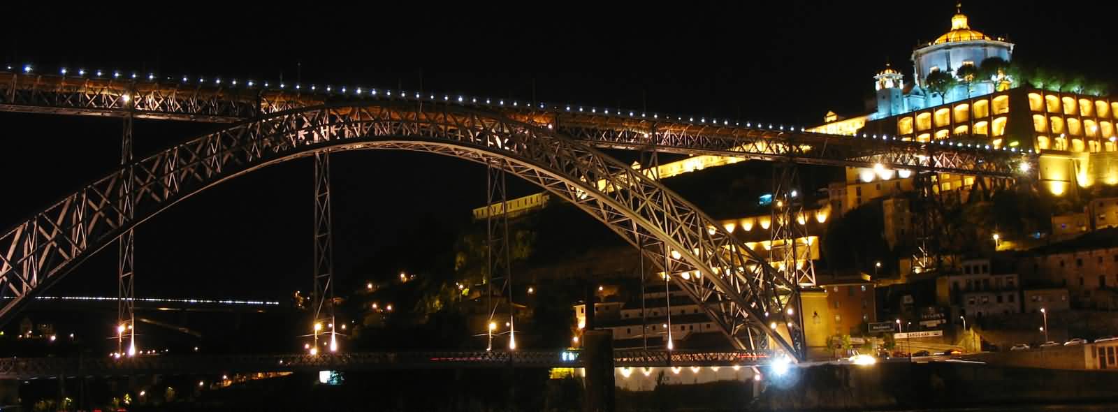 Dom Luis Bridge Looks Amazing At Night