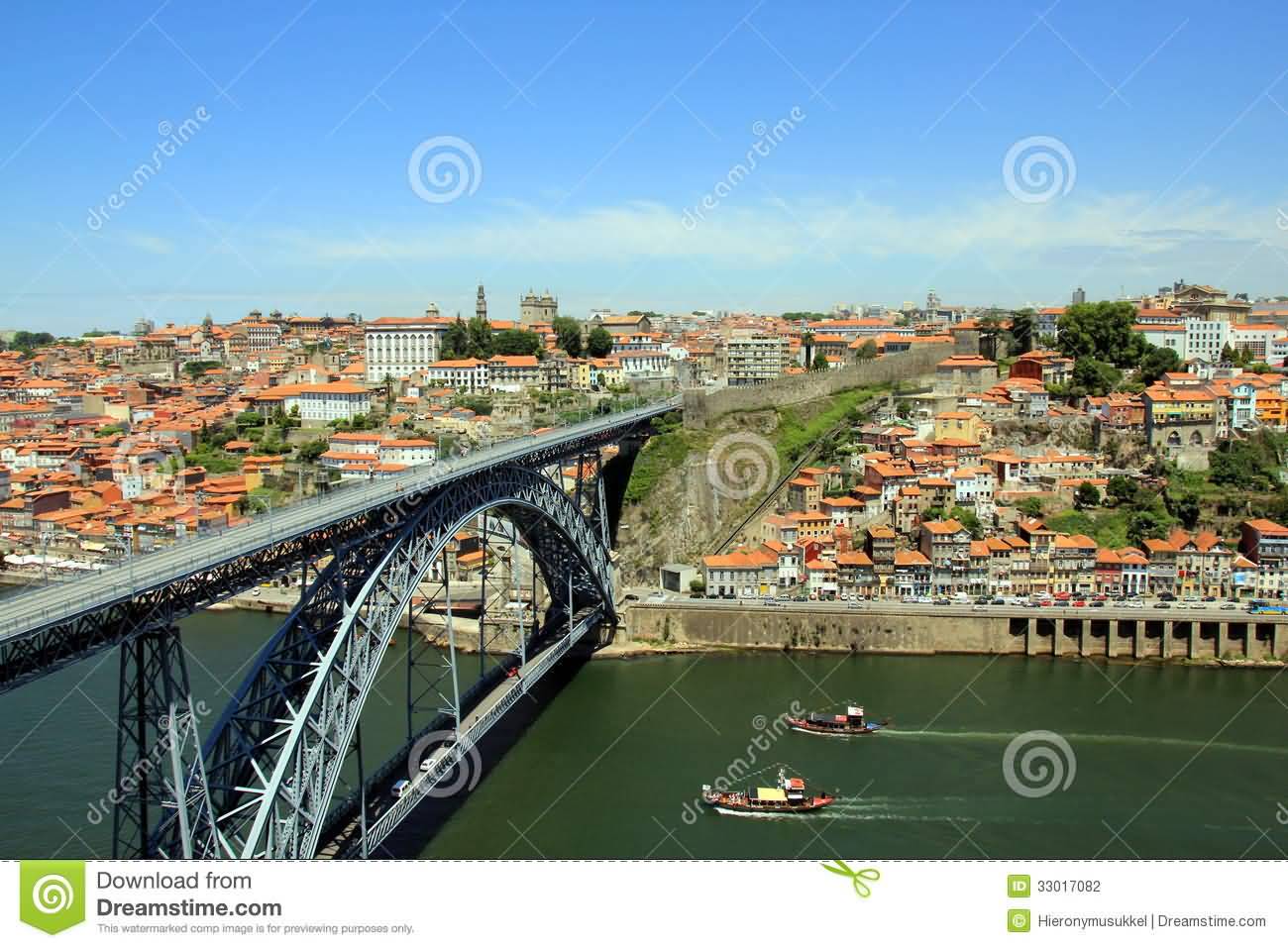 Dom Luis Bridge Over The Duoro Bridge