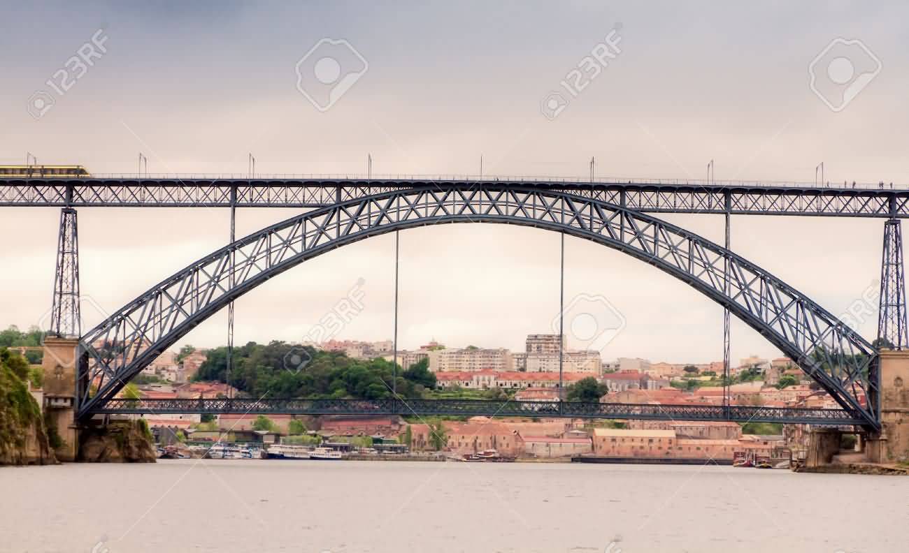 Dom Luis Steel Bridge In Porto