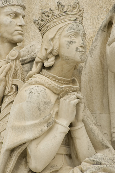 Filipa de Lencastre Statue In Padrao Dos Descobrimentos