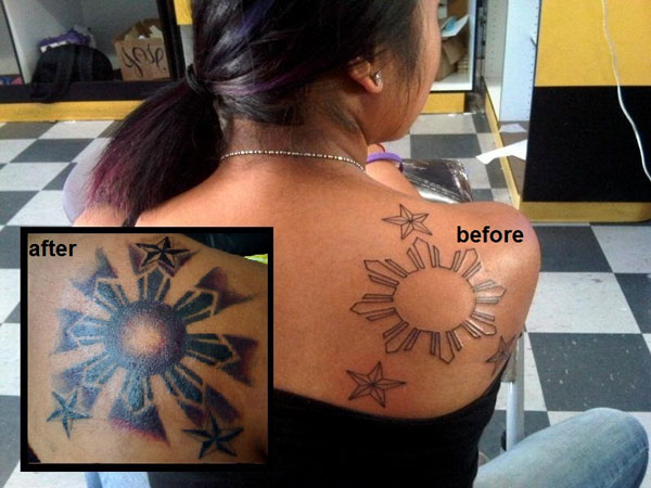 Filipino Before And After Tattoo For Girls
