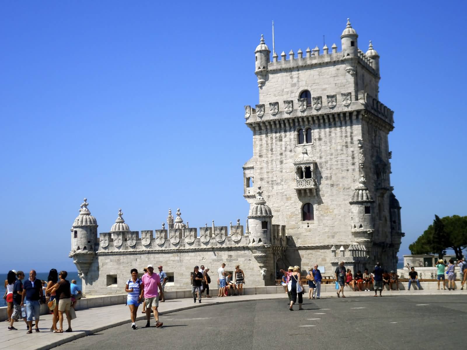 Front Facade Of Belem Tower