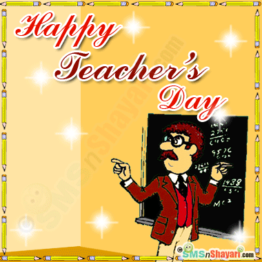 Happy Teachers Day Glitter