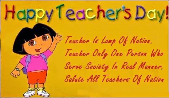 Happy Teachers Day Teacher Is Lamp Of Nation