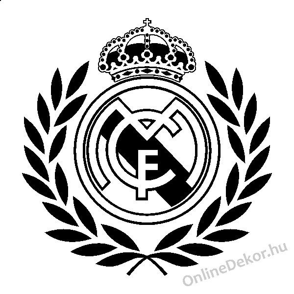 Impressive Real Madrid Logo Tattoo Sticker