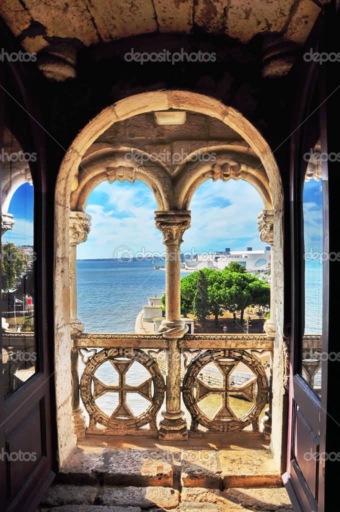 Inside The Belem Tower In Portugal