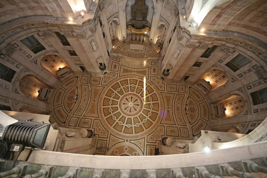 Interior View Of Panteao Nacional In Portugal