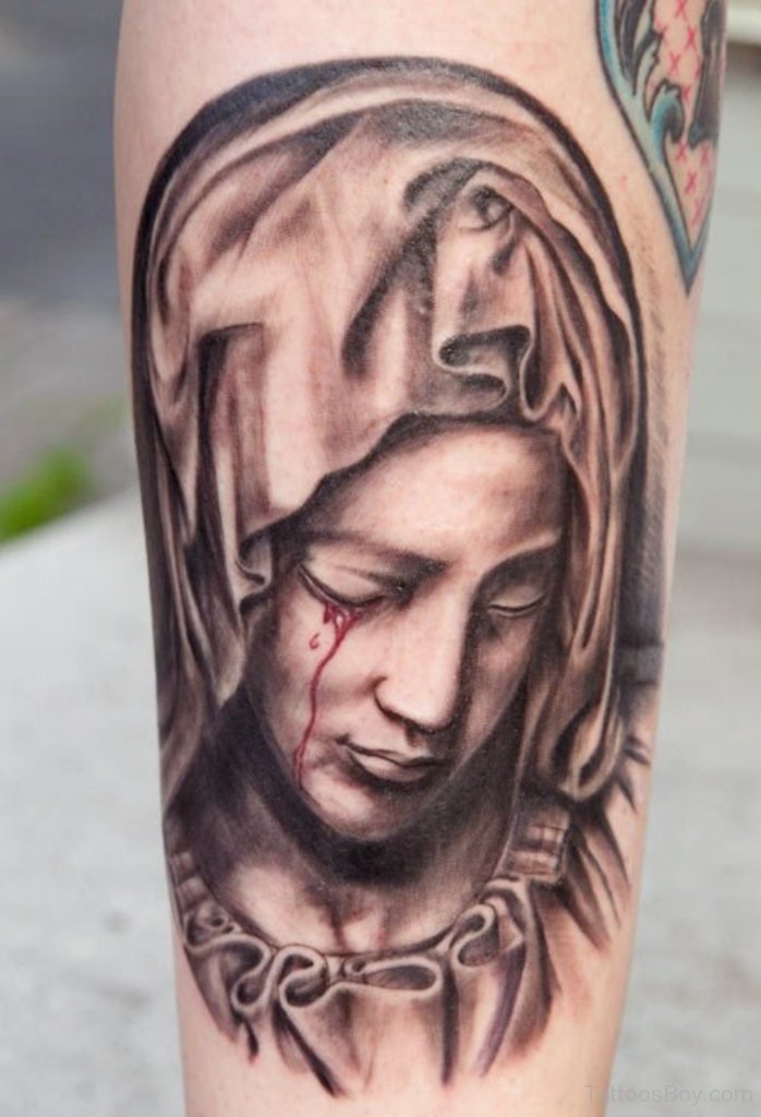 Latino Mama Mary Tattoo