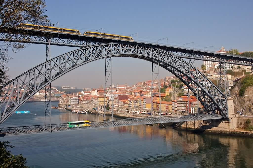 Metallic Dom Luis Bridge Picture
