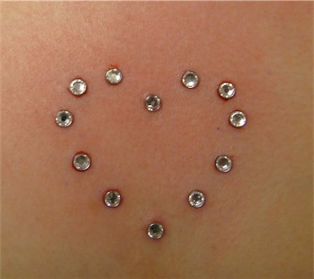 Microdermal Heart Piercing Picture