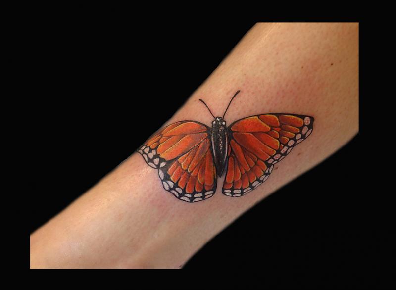 Monarch Butterfly Tattoo On Arm