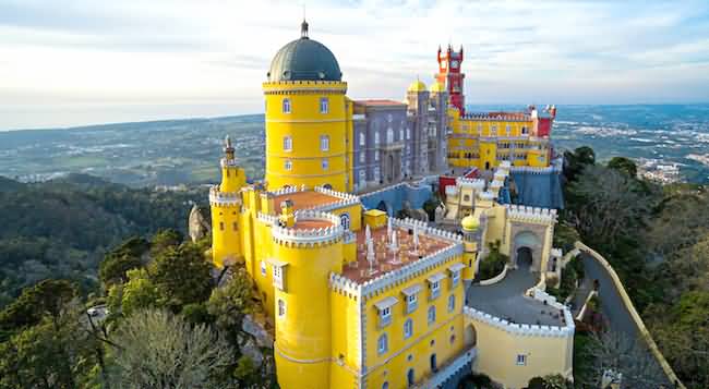 National Pena Palace In Portugal
