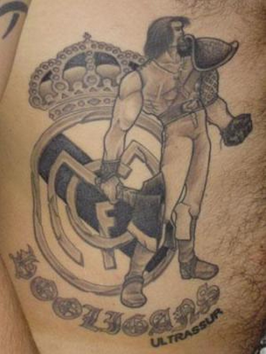 Nice Real Madrid Tattoo