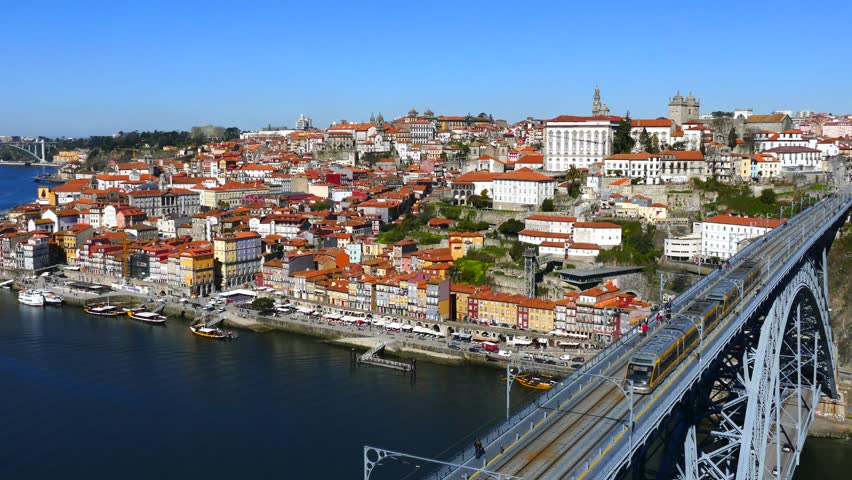 Porto City And Dom Luis Bridge