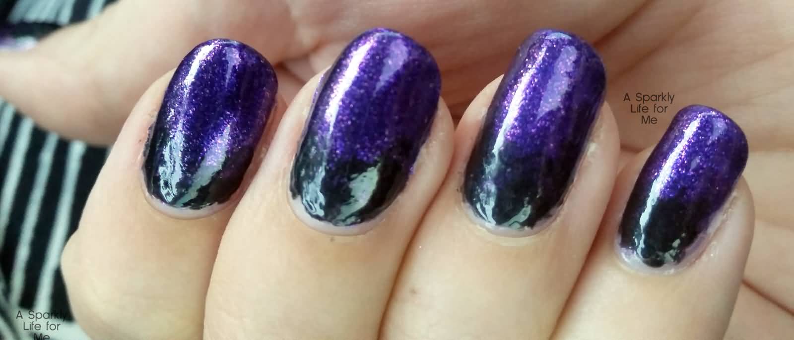 55+ Classy Purple Gradient Nail Art Ideas