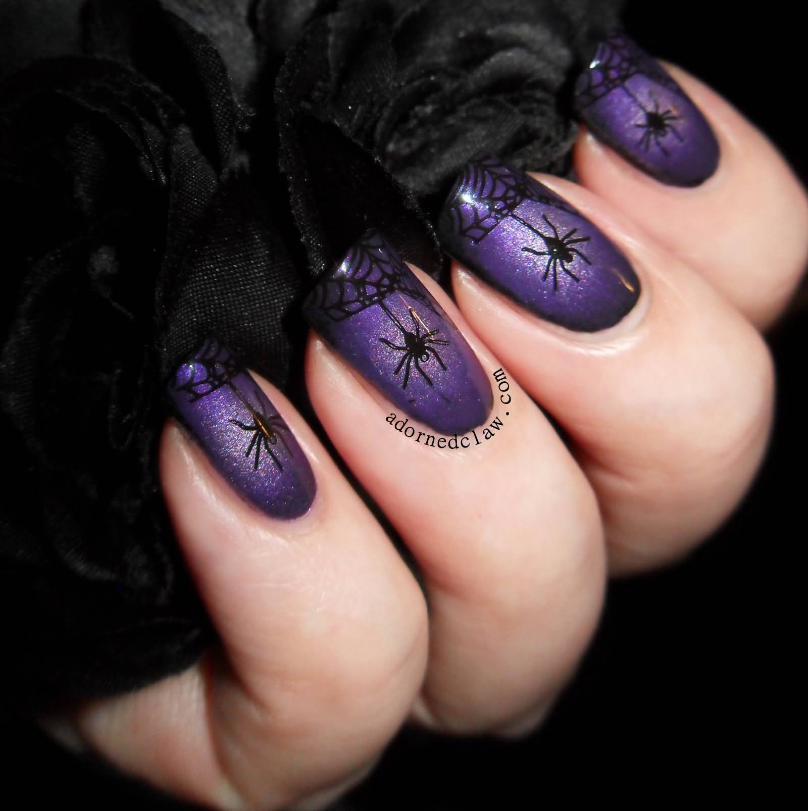 55+ Classy Purple Gradient Nail Art Ideas