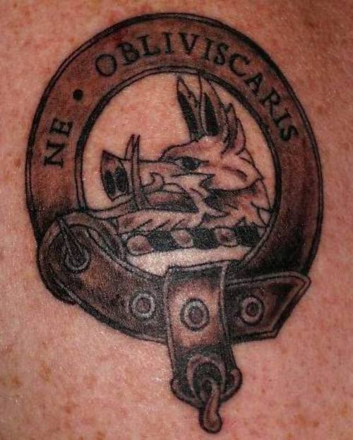 Scottish Clan Theme Tattoo