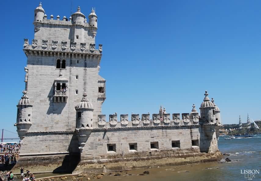 Side View Of Belem Tower