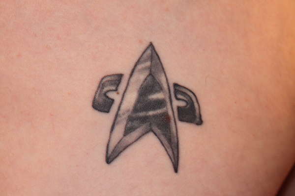 Simple Star Trek Emblem Tattoo